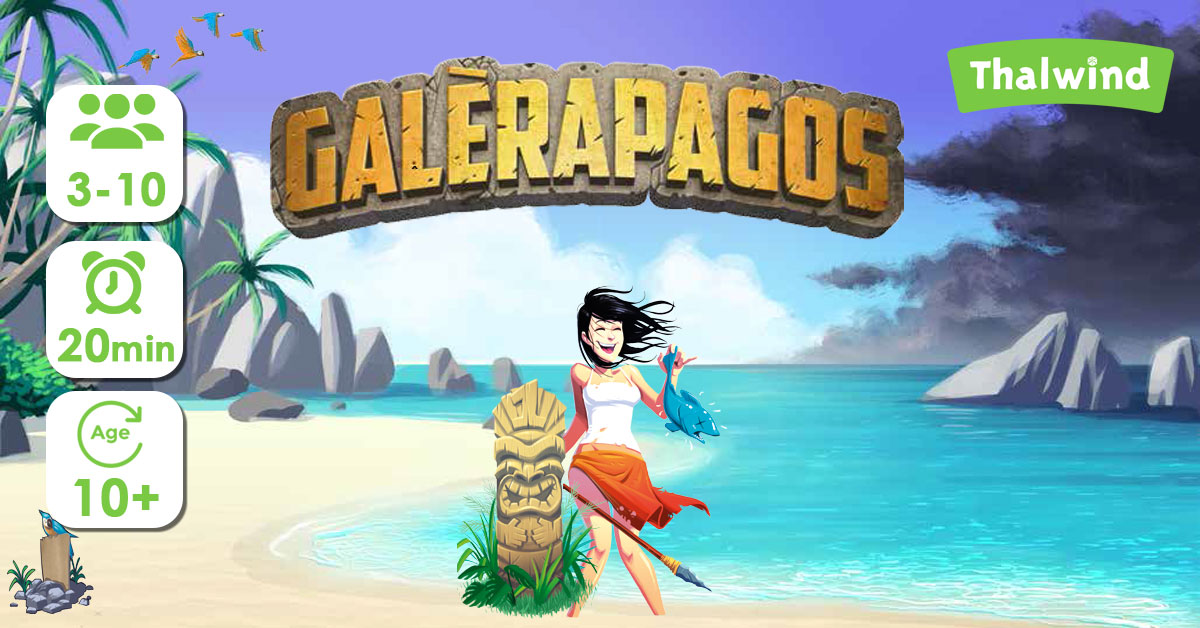 Galérapagos - Jeu de société Gigamic - dès 10 ans